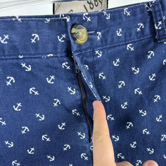 Dockers Blue and white anchor patterned shorts with pockets - Picture 6 of 10